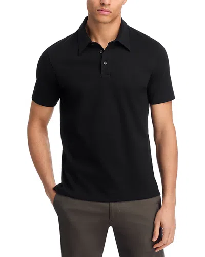 THEORY POLO IN TEXTURED TEE