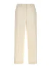 Theory White Relax Pants In White