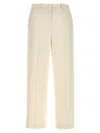 Theory White Relax Pants