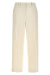 Theory White Relax Pants