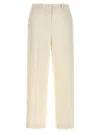 Theory White Relax Pants In White