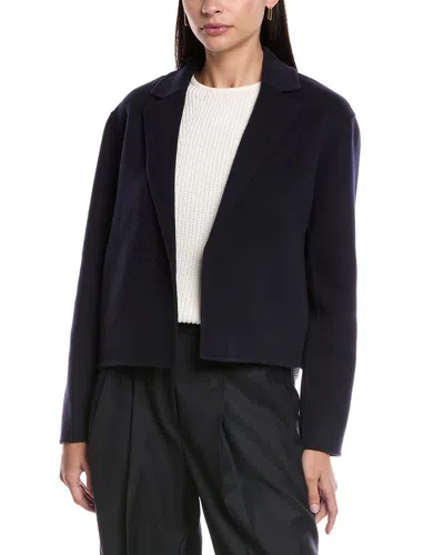 Theory Relax Wool & Cashmere-blend Cardigan Jacket In Black
