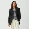 Theory Relaxed Blazer In Stretch Wool In Black