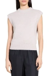 Theory Relaxed Cashmere & Wool Sweater Vest In Gray