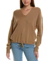 Theory Relaxed Cashmere Hoodie In Brown