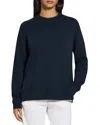 Theory Relaxed Crewneck Sweater In Blue
