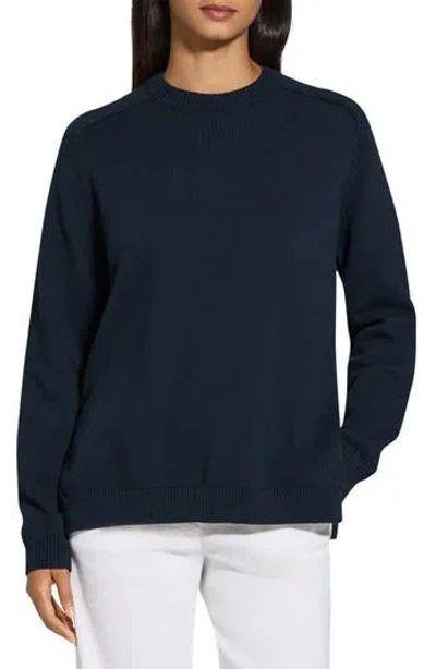 THEORY THEORY RELAXED CREWNECK SWEATER