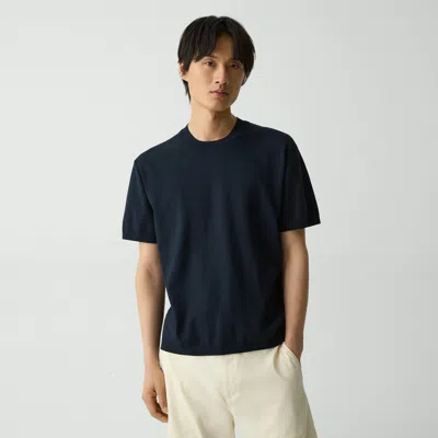 Theory Relaxed Crewneck Tee In Cotton Light Twist