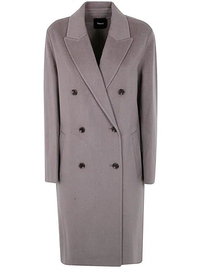 THEORY THEORY RELAXED DOUBLE BREAST COAT