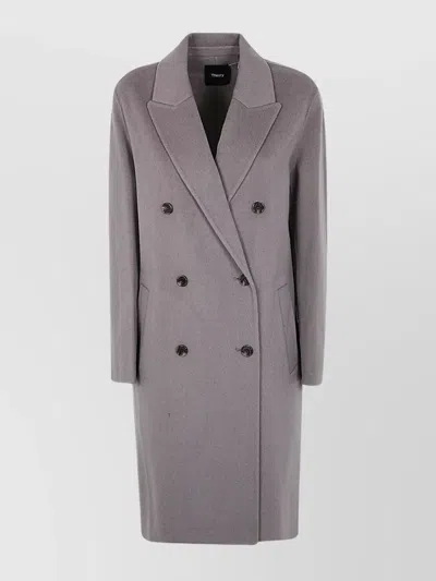 THEORY RELAXED DOUBLE BREAST COAT