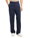 Theory Brushed Stretch Cotton Chinos In Blue