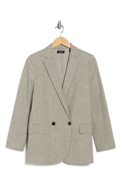 Theory Relaxed Fit Jacket In Gray