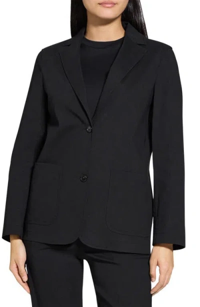 THEORY THEORY RELAXED FIT LINEN BLEND BLAZER