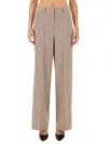 Theory Admiral Crepe Wide-leg Cargo Pants In Neutral