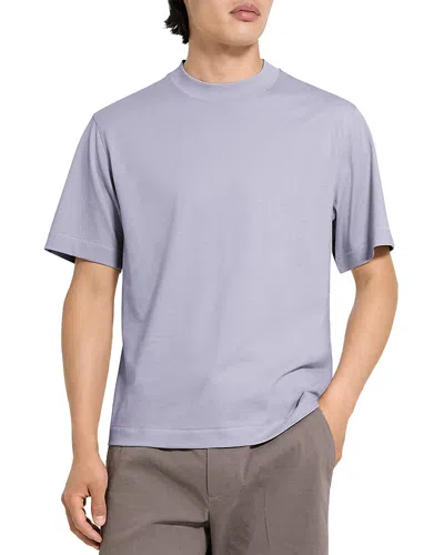 Theory Relaxed Fit Striped Tee In Transparent