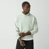 Theory Relaxed Hoodie In Light Bilen In Light Greenstone
