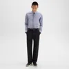 Theory Relaxed Pant In Gabardine In Black