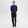 Theory Relaxed Pant In Wool Gabardine In Black