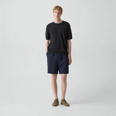 Theory Relaxed Pull-on Short In Performance Suiting In Blue