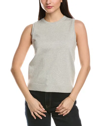Theory Relaxed Shell Sweater In Grey