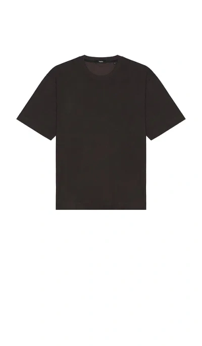 Theory Relaxed Soft Terry Tee In Gray
