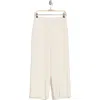 Theory Relaxed Straight Crop Pull-on Pants In Rice