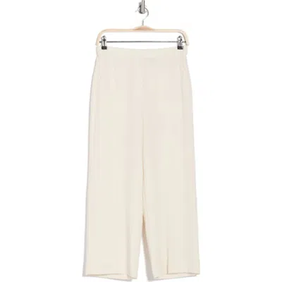 Theory Relaxed Straight Crop Pull-on Pants In Rice