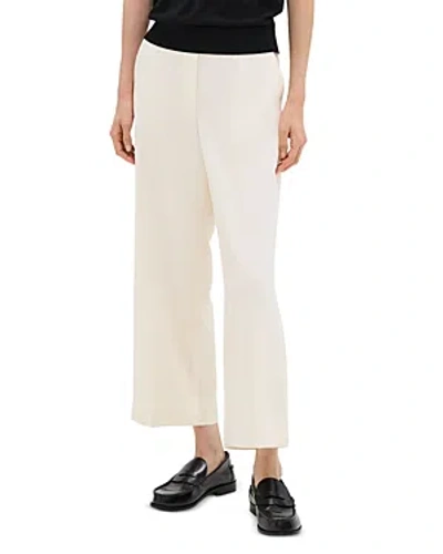 Theory Relaxed Straight Leg Pants In Rice