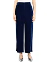 Theory Straight-leg 5-pocket Pant In Wool-blend Flannel In Blue