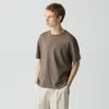 Theory Relaxed Tee In Cotton Jersey In Brown
