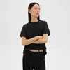 Theory Relaxed Tee In Organic Cotton In Black