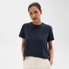 Theory Relaxed Tee In Organic Cotton In Nocturne Navy