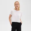 Theory Relaxed Tee In Organic Cotton In White
