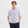 Theory Relaxed Tee In Regal Wool In New Ice