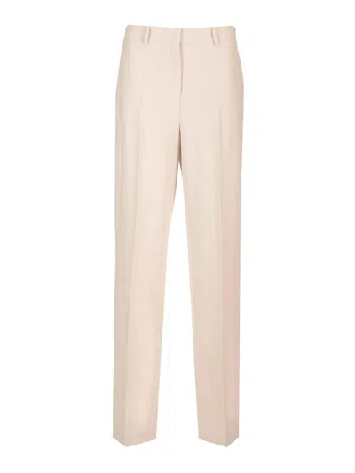 Theory Relaxed Trousers In Neutral