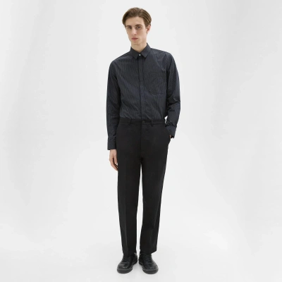 Theory Relaxed Virgin Wool Pant In Black