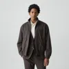 Theory Reversible Jacket In Motion Wool In Black