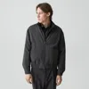 Theory Straight Collar Reversible Moto Jacket In Black