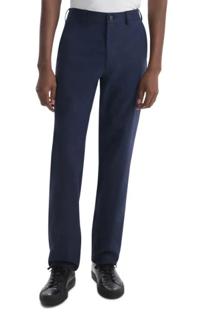 Theory Rhodes Cotton Carpenter Pants In Baltic Blue Melange