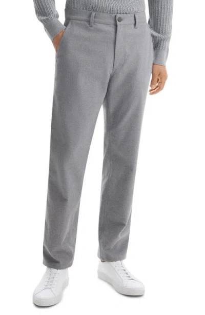 Theory Rhodes Cotton Carpenter Pants In Light Ash Melange