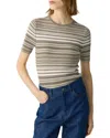 Theory Rib Stripe Sweater Tee