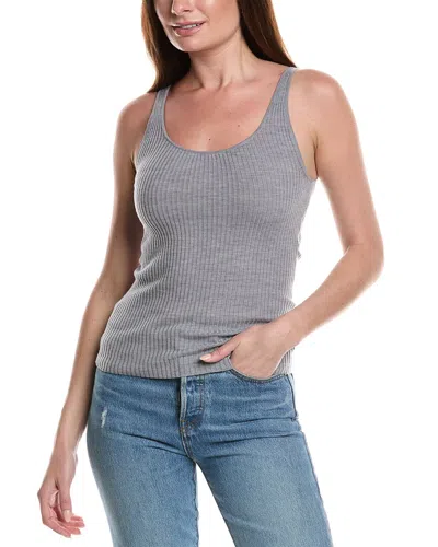 THEORY RIB WOOL SWEATER TANK