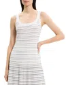 Theory Ribbed Contrast Stripe Tank