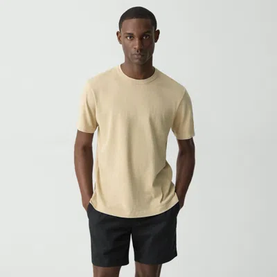 THEORY RIBBED CREWNECK TEE IN FADE JERSEY
