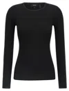 Theory Ribbed Sweater In Black