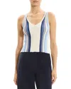 Theory Ribbed Tank In Multi