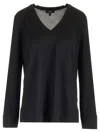 THEORY RIBBED V-NECK JUMPER