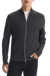 Theory Riland Regular Fit Full Zip Cardigan In Pestle Melange