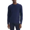Theory Riland Cabled Cotton Crewneck Sweater