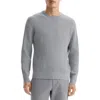 Theory Riland Cabled Cotton Crewneck Sweater